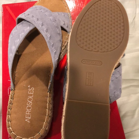 aerosoles gold sandals